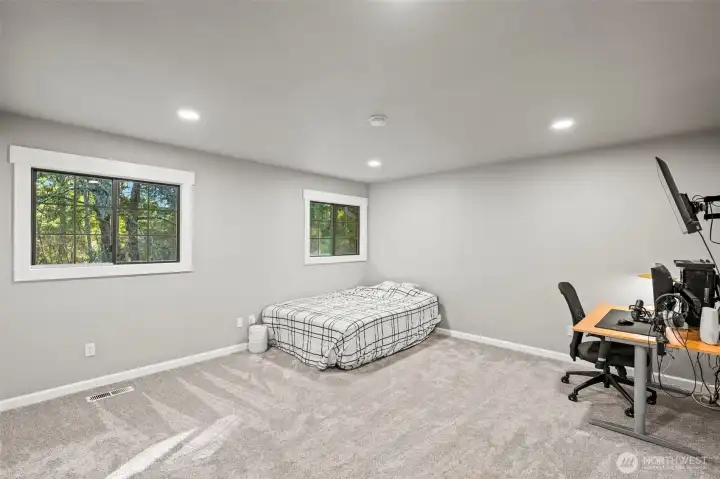 Huge extra bedrooms.