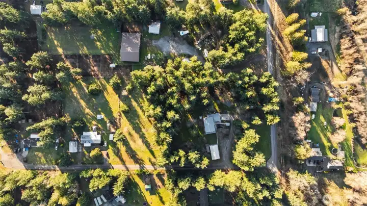 Privacy yet paved road access.