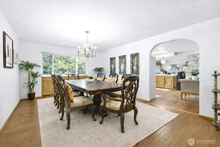 Huge dining area