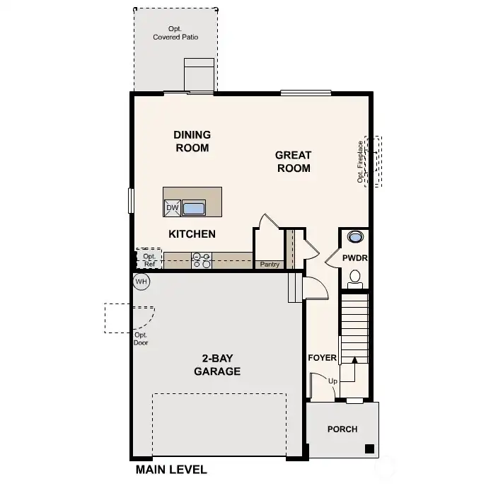Main Level Floor Plan