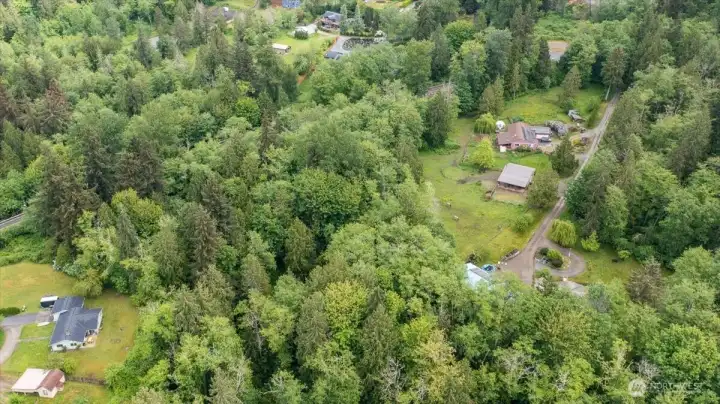 Aerial view of this Conway gem - East Facing.