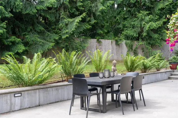 Delightful al fresco dining