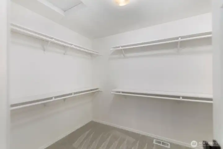 Primary Suite Walk-in Closet