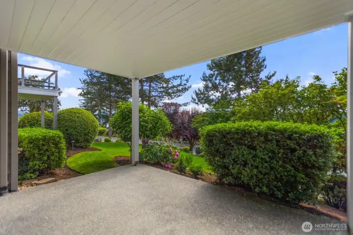 Patio off of Rec Room
