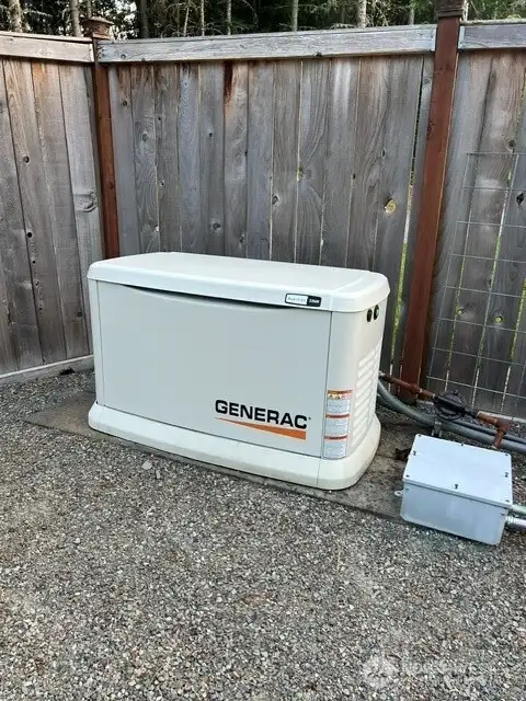 Generac 22000-Watt Standby generator with automatic whole-home coverage. Generac 22000-Watt Standby generator with automatic whole-home coverage.
