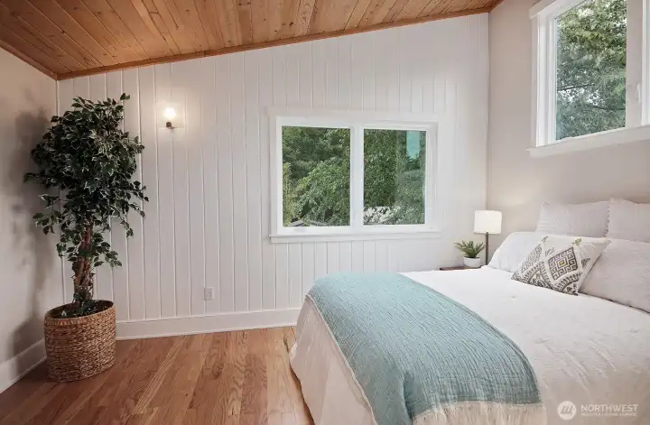 Light and Bright upstairs bedroom.