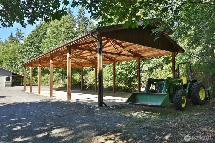5 stall Covered parking