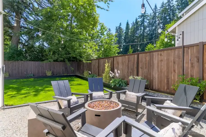 Firepit space or pull in an RV or Boat through the gates Firepit space or pull in an RV or Boat through the gates