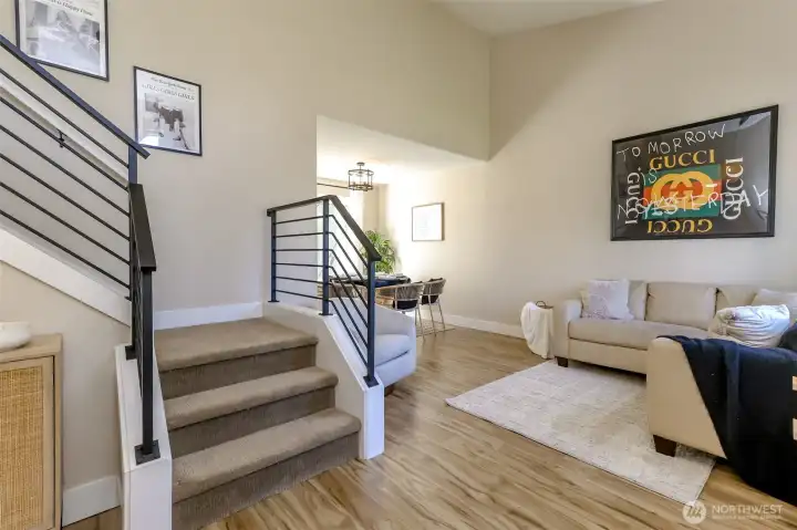 Iron railing just adds Iron railing just adds
