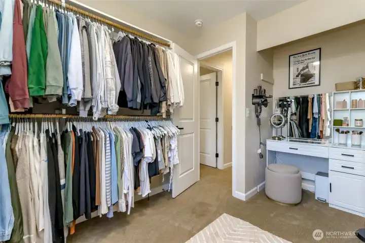 Bedroom 3 used as full closet dressing room Bedroom 3 used as full closet dressing room