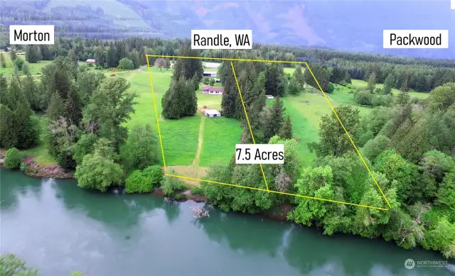 Experience the ultimate serene country living in SW Washington with this ONE-OF-A-KIND riverfront property in Randle, WA.