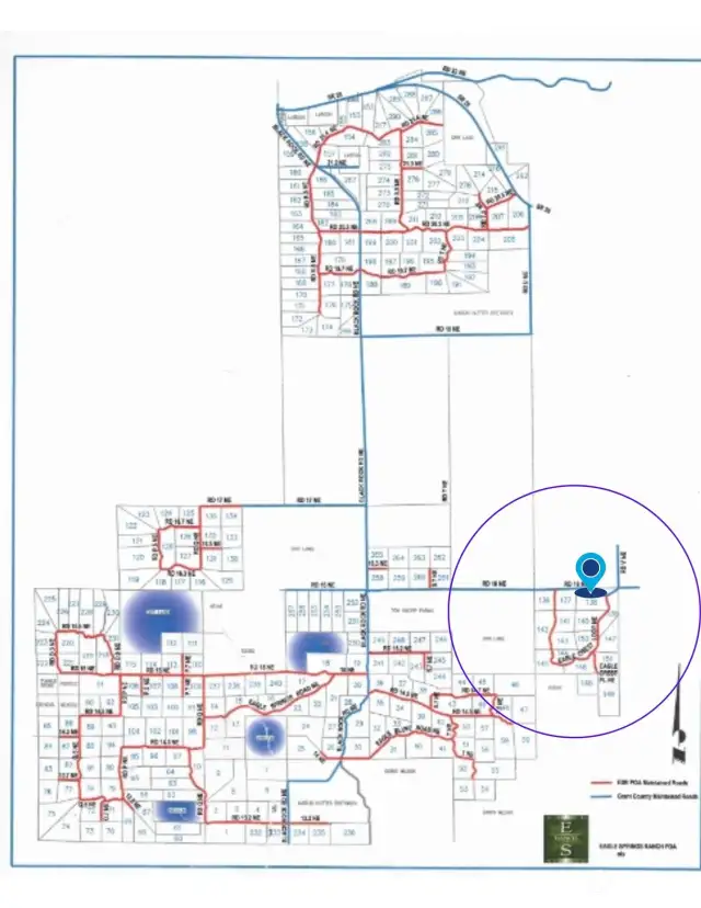 Eagle Springs Ranch Map