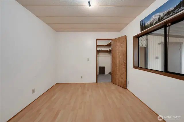 Bedroom 1 has a walk-in closet...
