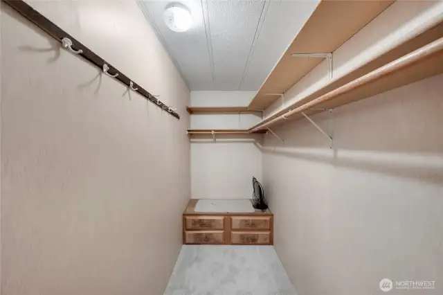 Primary Bedroom closet...