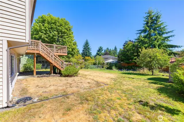 angle of yard from RV parking space