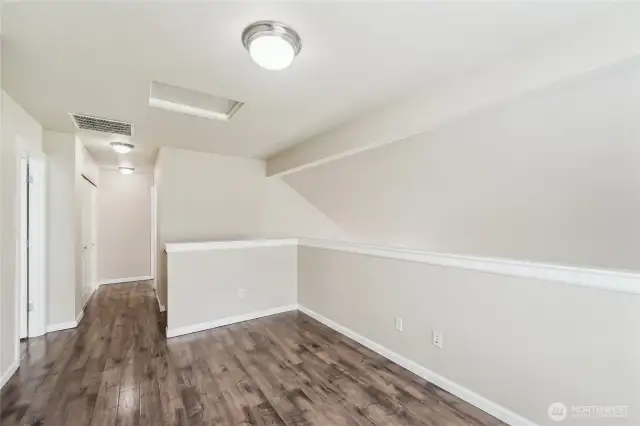 Upstairs loft.