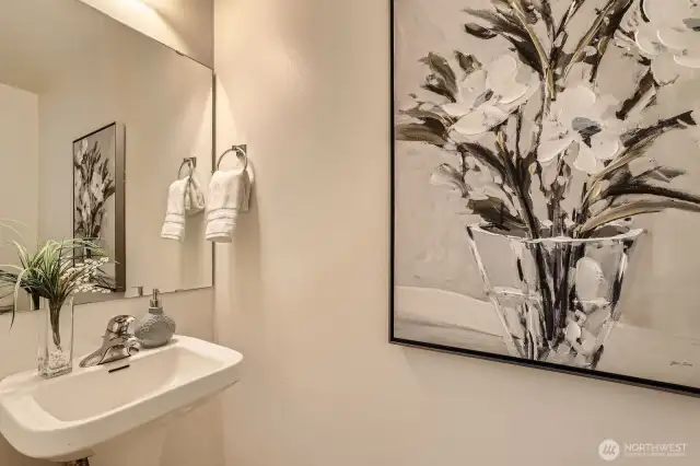 Half bath on main floor