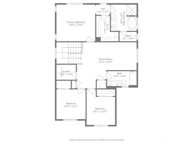 Upstairs Floorplan