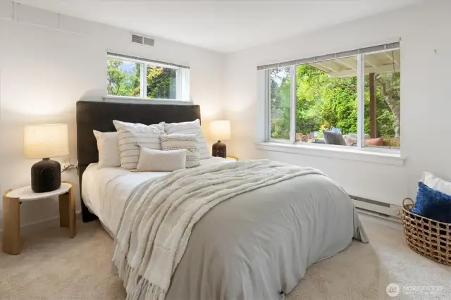 A fourth bedroom down below is the perfect place for those who find nothing subpar about subterranean living