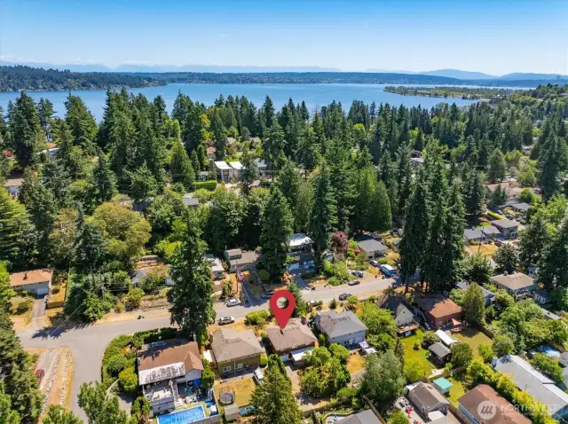 The neighborhood is centrally located by Matthews Beach, the Burke Gilman Trail and Sand Point Way for great transportation options.
