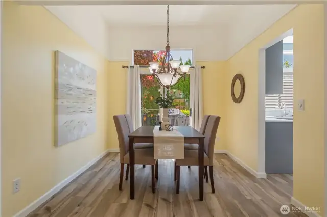 Dedicated dining room
