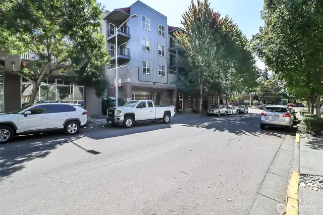 Street view with Street parking