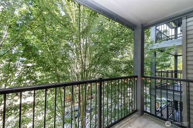 Large patio