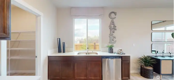 Photo is of a model home in another KB Home location; options and colors may vary based on your selections. Depictions of home, layout, location or other features/options, colors and color scheme, materials, fixtures, etc. are for showing purposes only and may not be included in the purchase price and availability may vary.