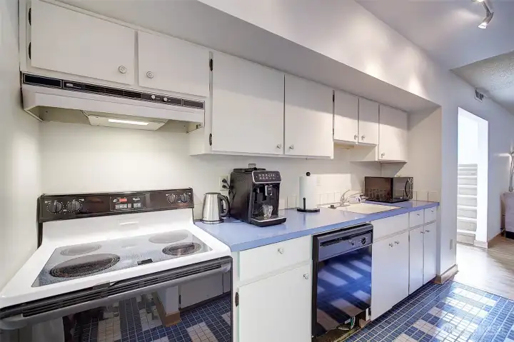 Functional kitchen with more modern appliances