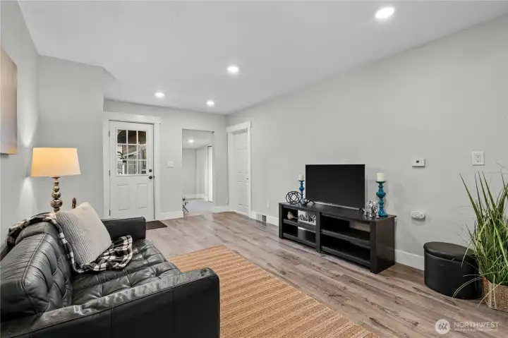 Family Room open to Den