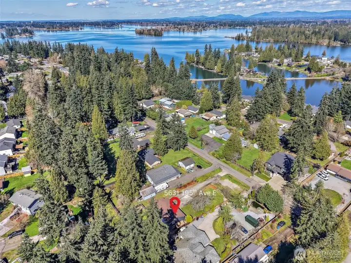 Large, usable lot located in sough after Lake Tapps neighborhood.