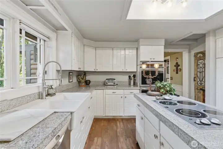 From this vantage point you will see the beautiful trees and nature surrounding this property.