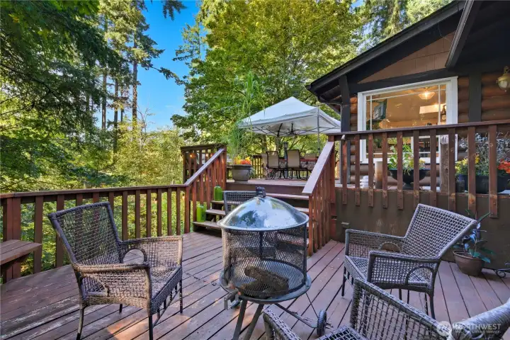 One of several entertaining areas to enjoy this amazing property.