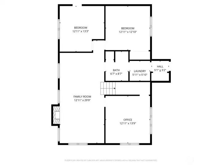 Floor Plan for Lower Level