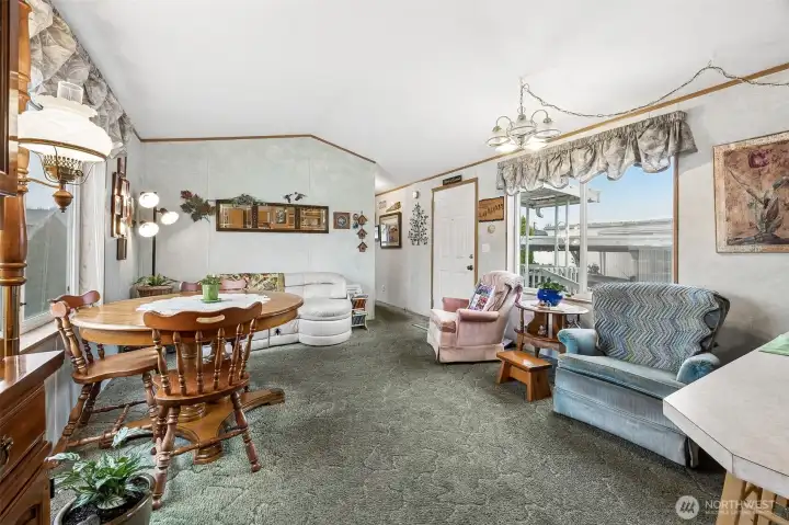 This home has flex space that can be used for your own lifestyle- living room, dining room or both!