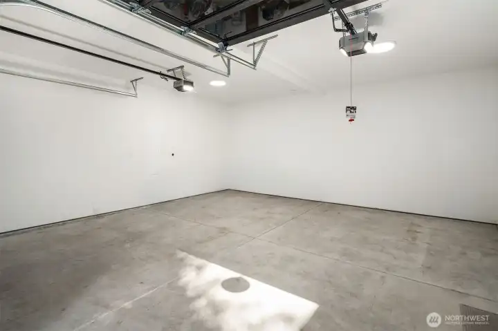 2 car garage- EV Charging capable