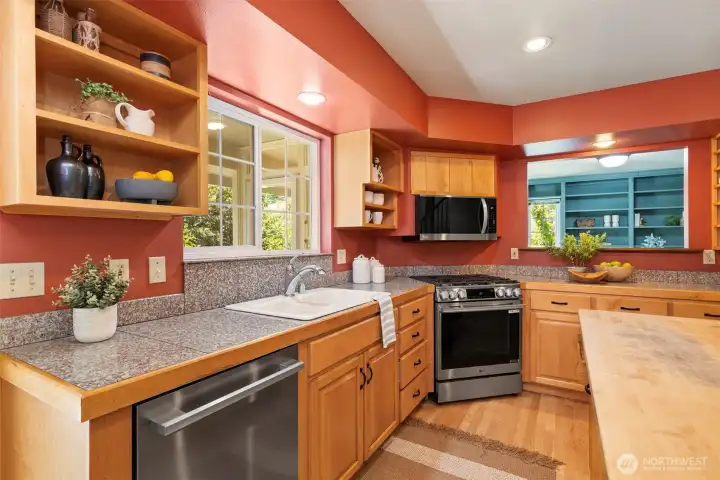 Brand new stainless steel appliances