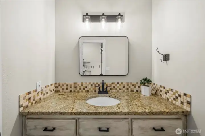 Main half bath Main half bath