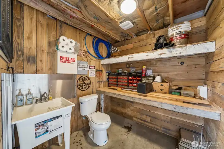 Shop even has a bathroom so you never have to leave Shop even has a bathroom so you never have to leave