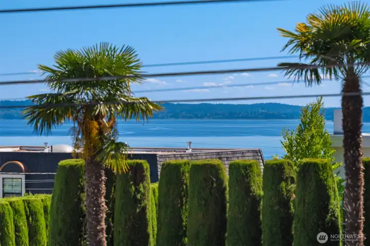Wake up to water views and wonderful natural light.