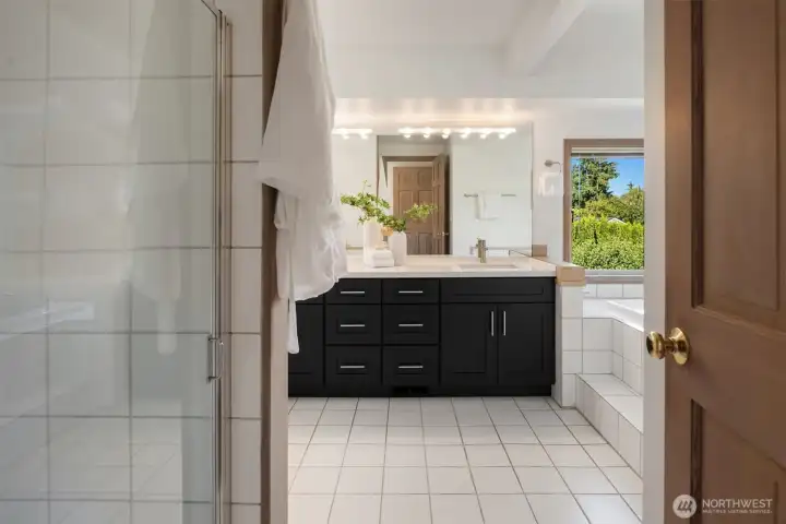 Pamper yourself with your private spa-like bath.