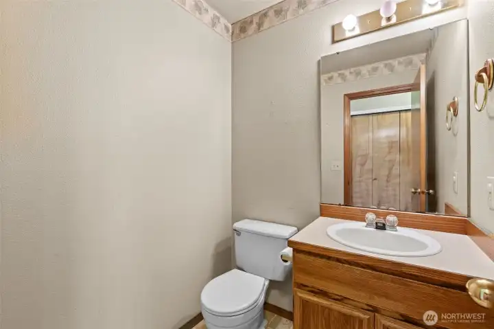 1/2 bath on main floor