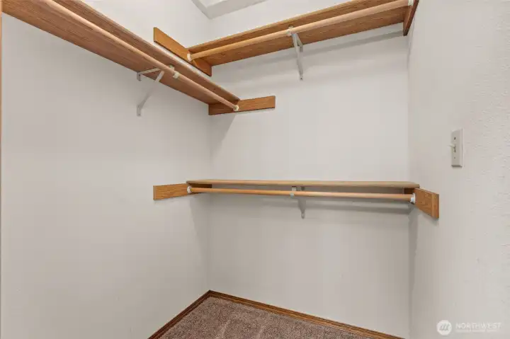 primary walk in closet