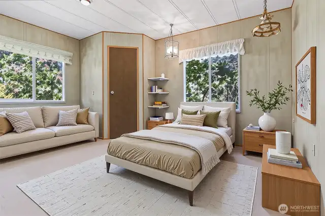 2nd bedroom - Virtually staged photo.