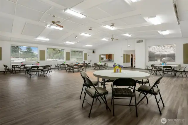 Wandering Creek Common area:  Clubhouse interior great room.