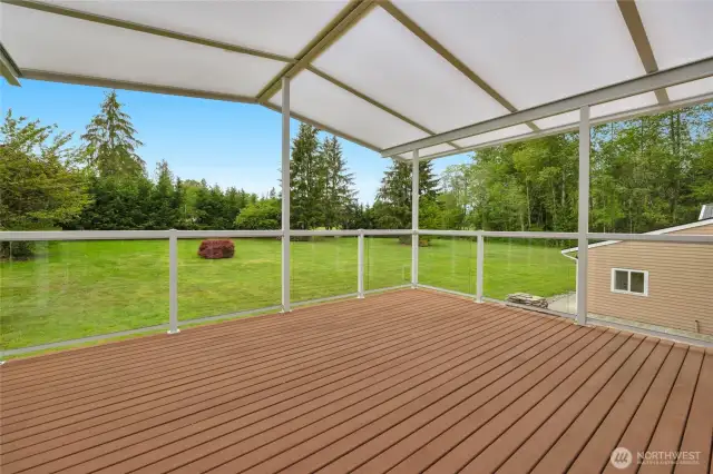 Covered back deck
