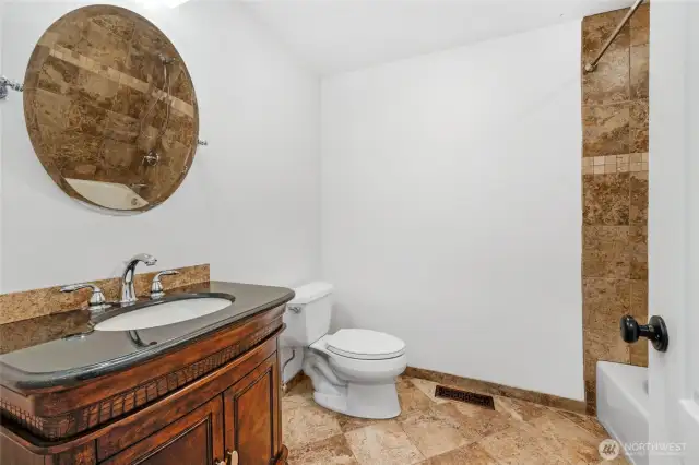 Upper guest bath