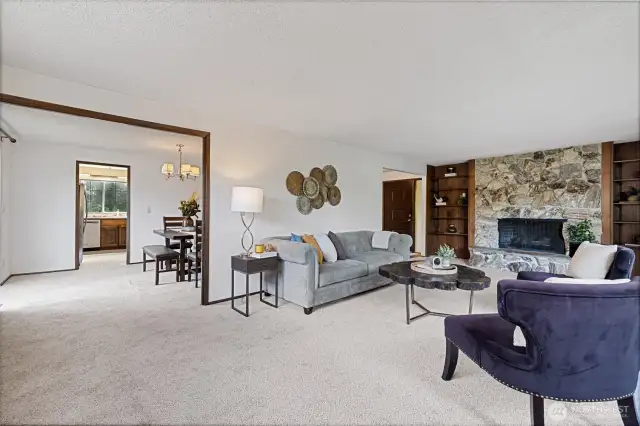 Circular Floor plan to Dining Room
