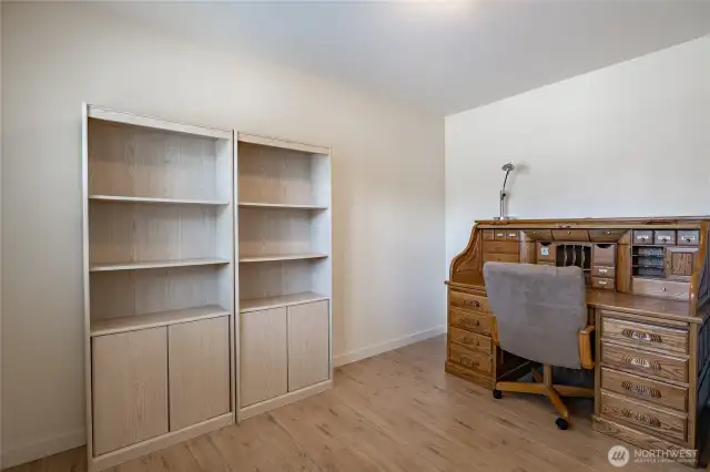Office just inside entry on your left