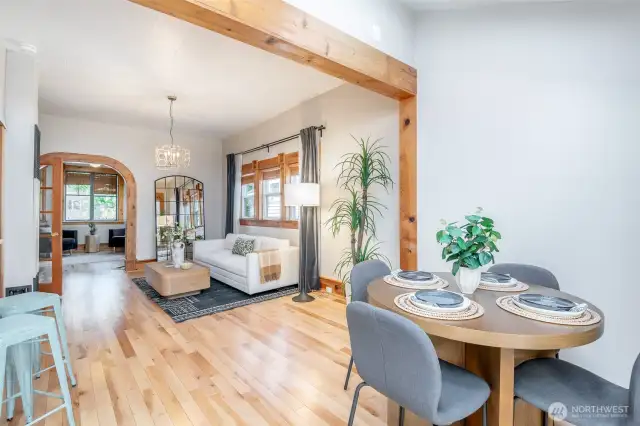 More views of the open floor plan.